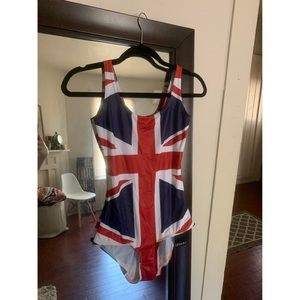 Blackmilk Clothing Union Jack swimsuit size S